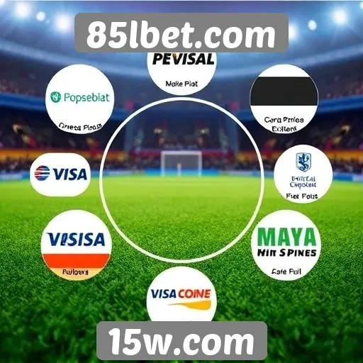 Métodos de pagamento suportados no 85lbet.com